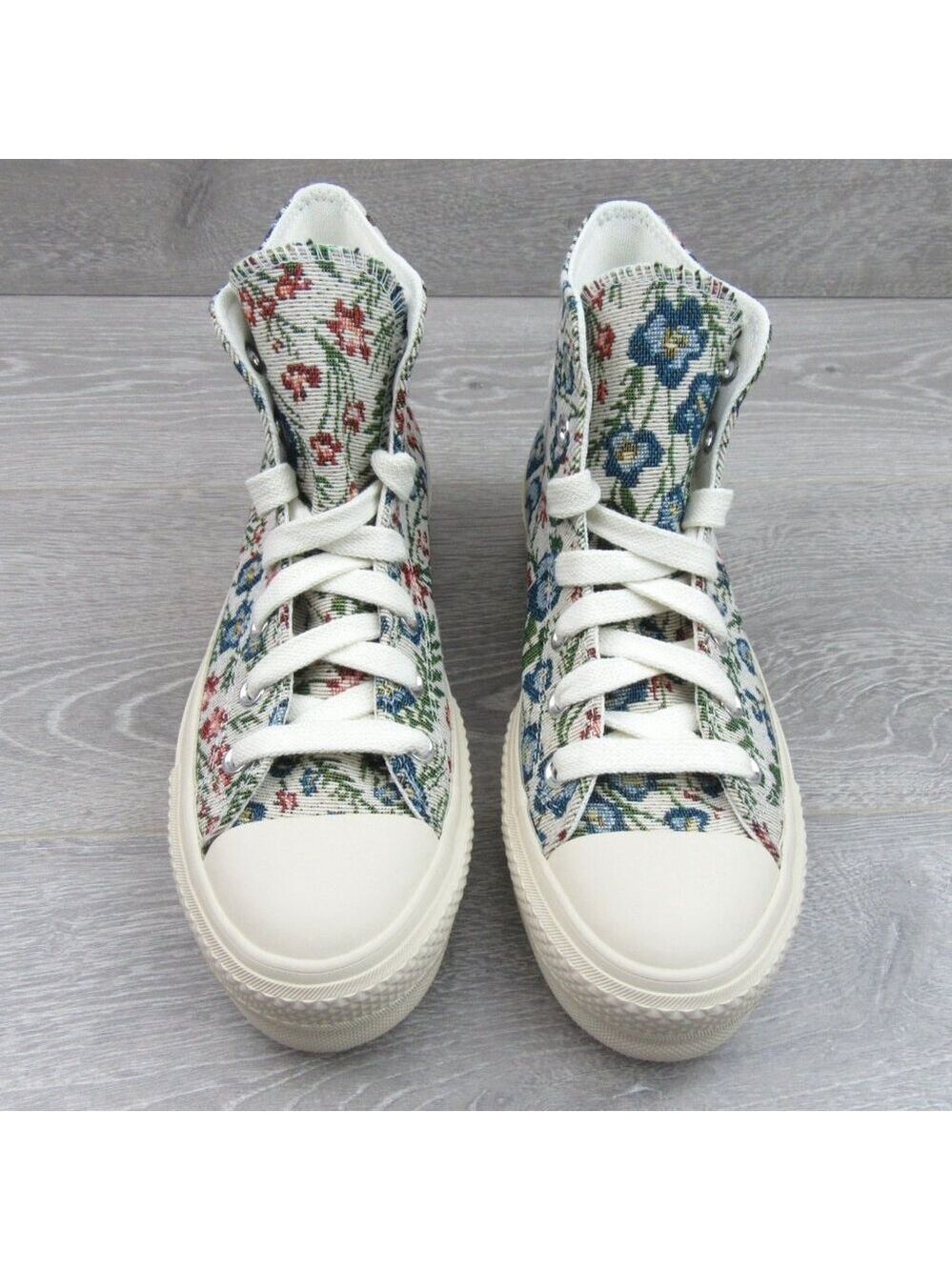 Converse CTAS Lift Platform Floral Tapestry Women's Size 8 Shoes NEW - Picture 6 of 15